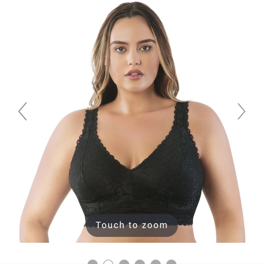 Parfait Adriana black lace bralette 30H